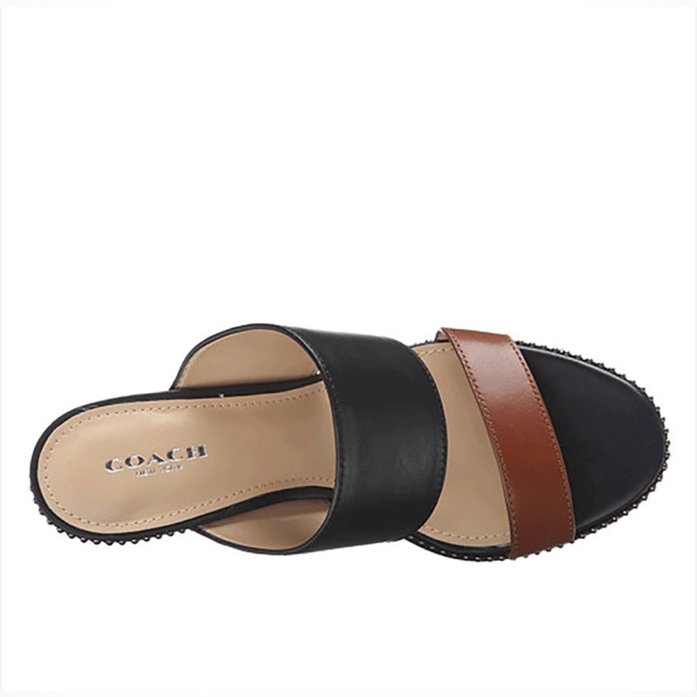 Women’s Coach Willa Saddle Sandal Heels - Picture 4 of 12